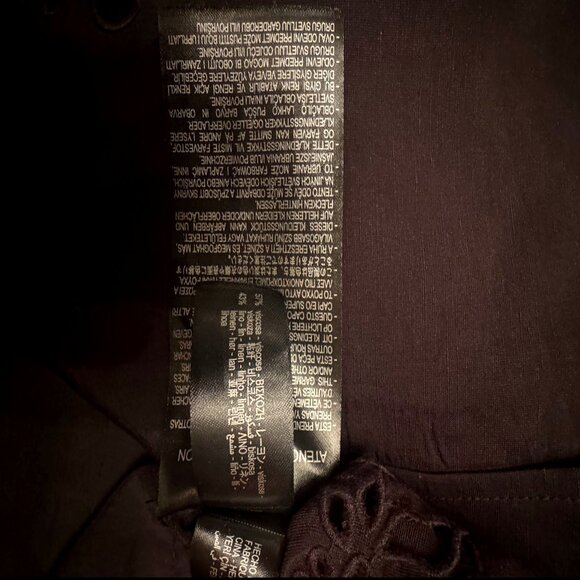 ZARA BLACK EMBROIDERED EYELET SHIRT LIMITED EDITION Sz Med - Picture 6 of 6